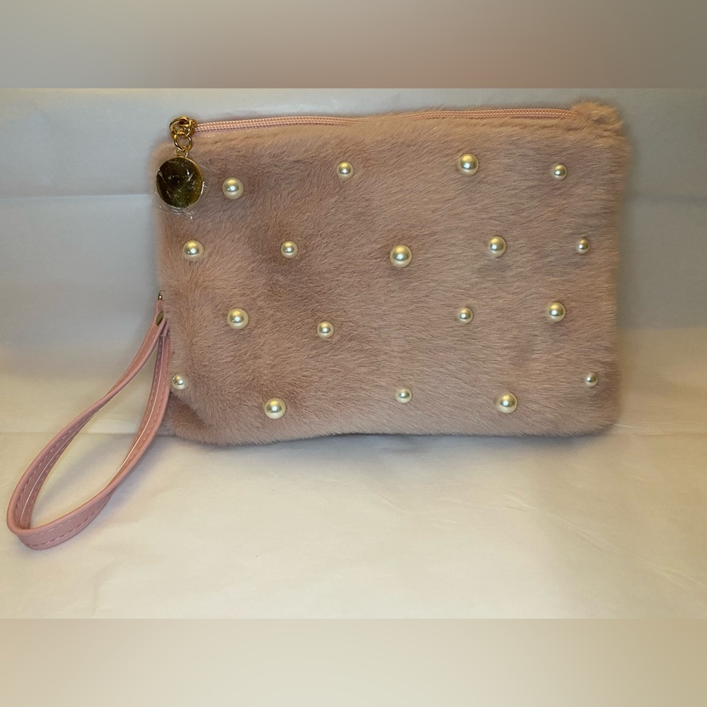Ulta Beauty Pink Cosmetic Bag/Wristlet